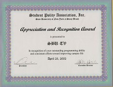 2002 Polity Appreciation Award