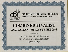 2008 CBI Website Award