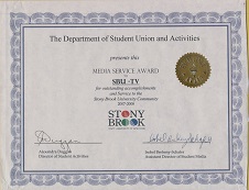 2008 Student Union Media Award