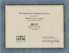 2009 Student Life Award